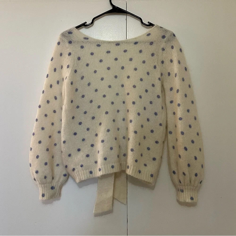 Sezane Paris Alban Jumper Wool Blend Sweater XS - Picture 2 of 8